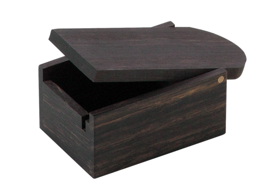 Wooden case for presentation purposes