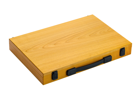 Wooden box for presentation purposes