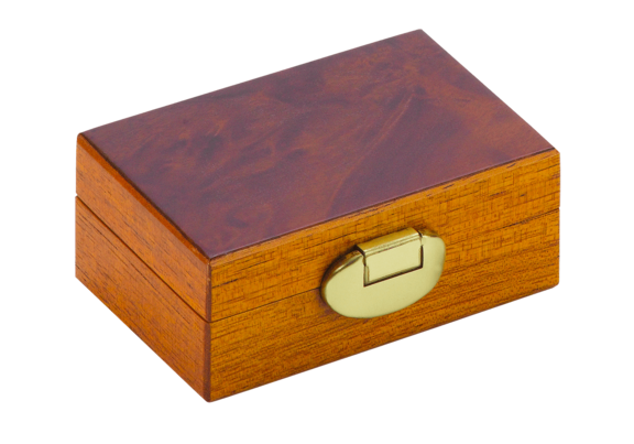 Wooden case for presentation purposes