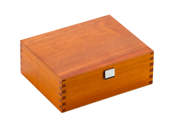 Wooden case for product presentation