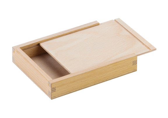 Wooden case for storage purposes
